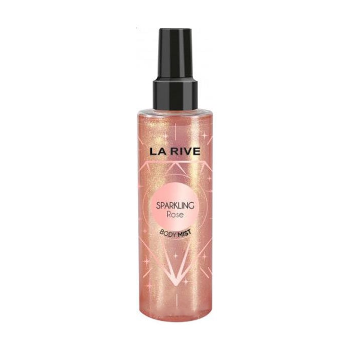 Парфумований спрей для тіла з блискітками La Rive Sparkling Rose Body Mist жіночий, 200 мл